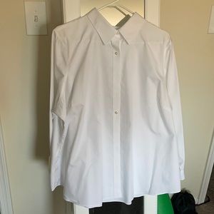 Land’s End White Button-Up